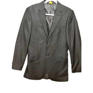 Men’s Rossini Coat Jacket Blazer Black 38L Career Formal Wedding Preppy Classic
